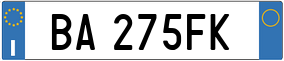 Truck License Plate